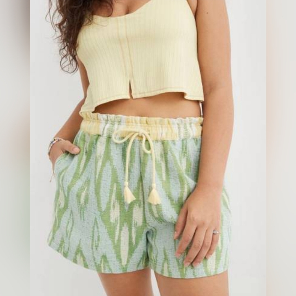 Aerie Jaquard Drawstring Shorts
